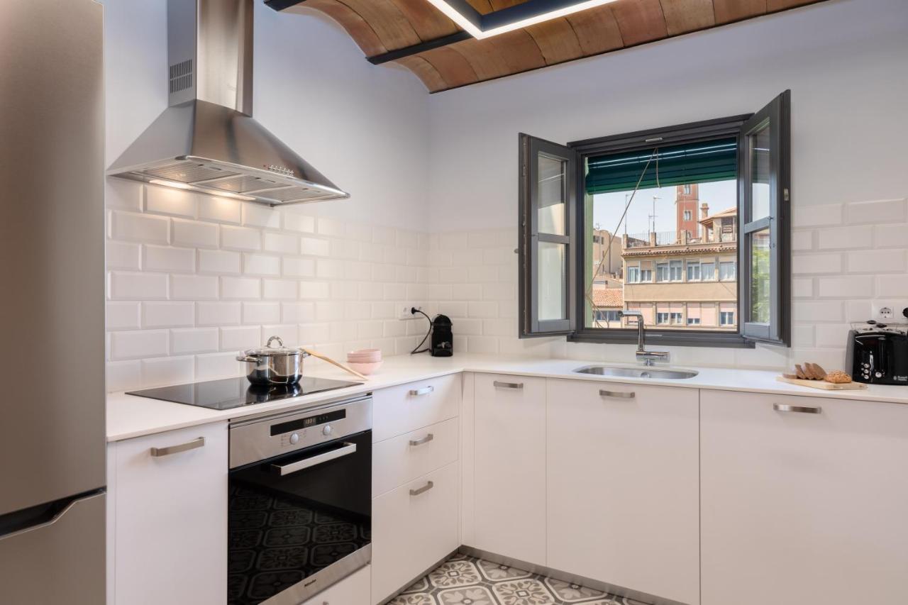 Flateli Rambla 5 3-1 Appartement Gerona Buitenkant foto